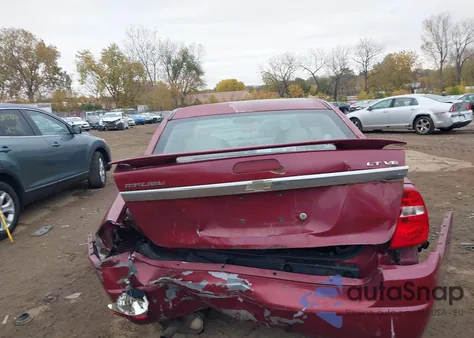 2006 Chevrolet Malibu Lt z USA, uszkodzony, nr VIN 1G1ZT51876F166482